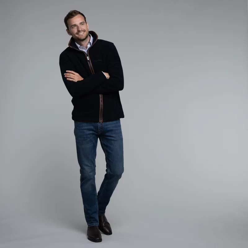 Schoffel Cottesmore Fleece Jacket Navy-1